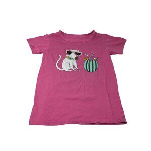 Girl's Size 12T Short Sleeve Pink Tee Shirt